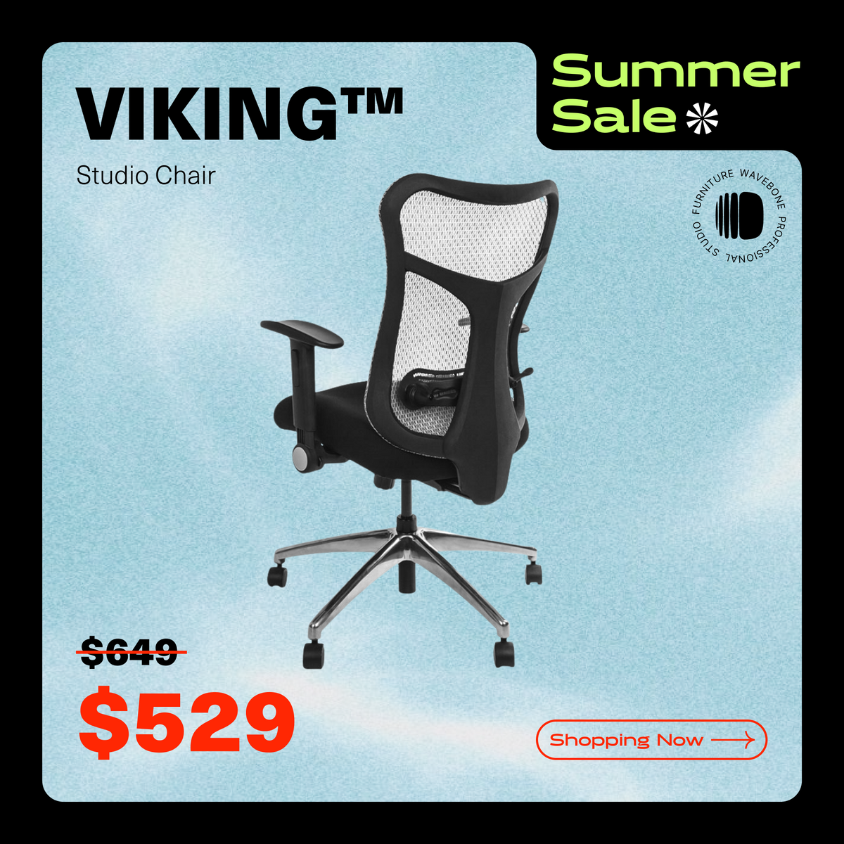 Viking Studio Chair (No Headrest)