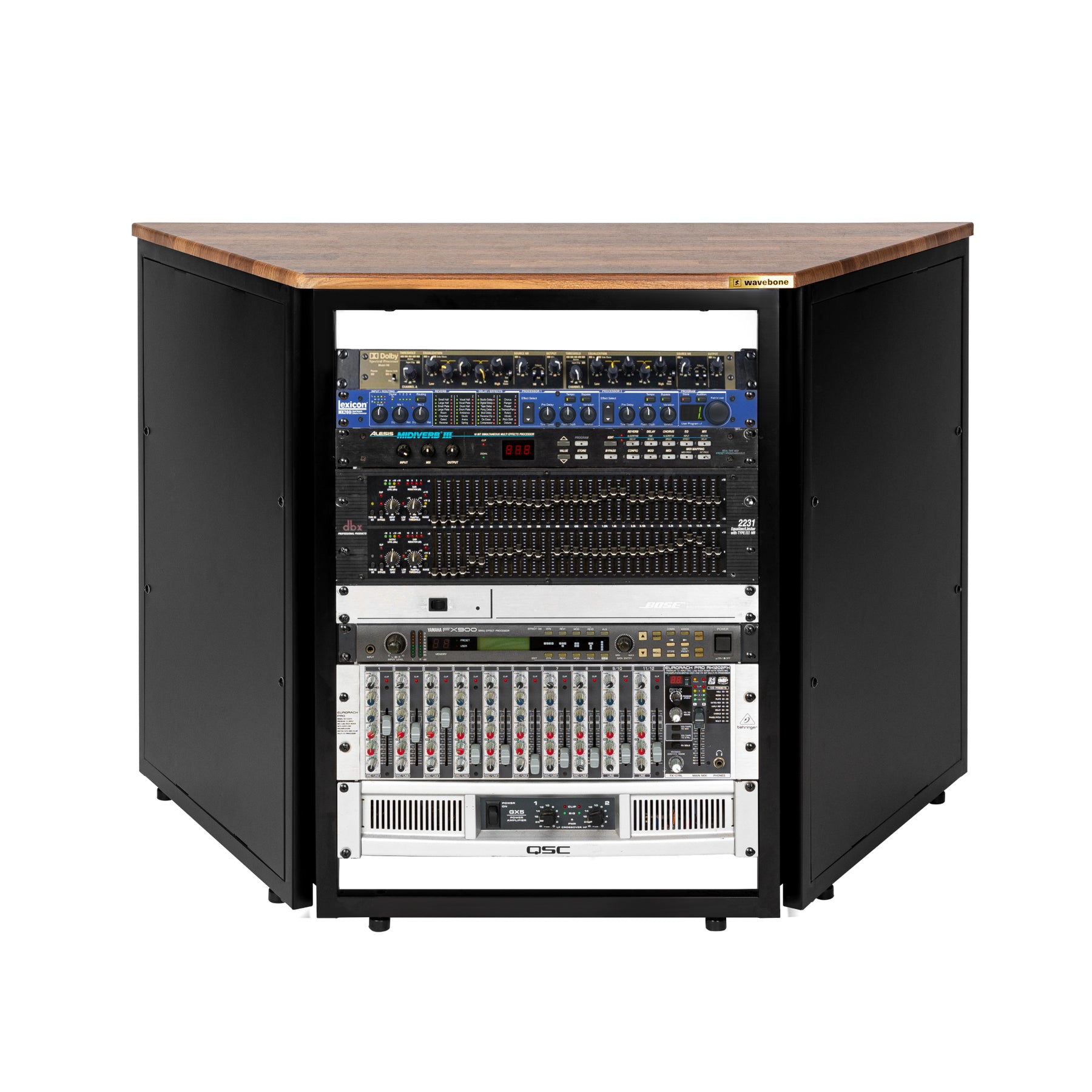 Satel™ 13U Rack Case ｜ Front side accommodates 13U